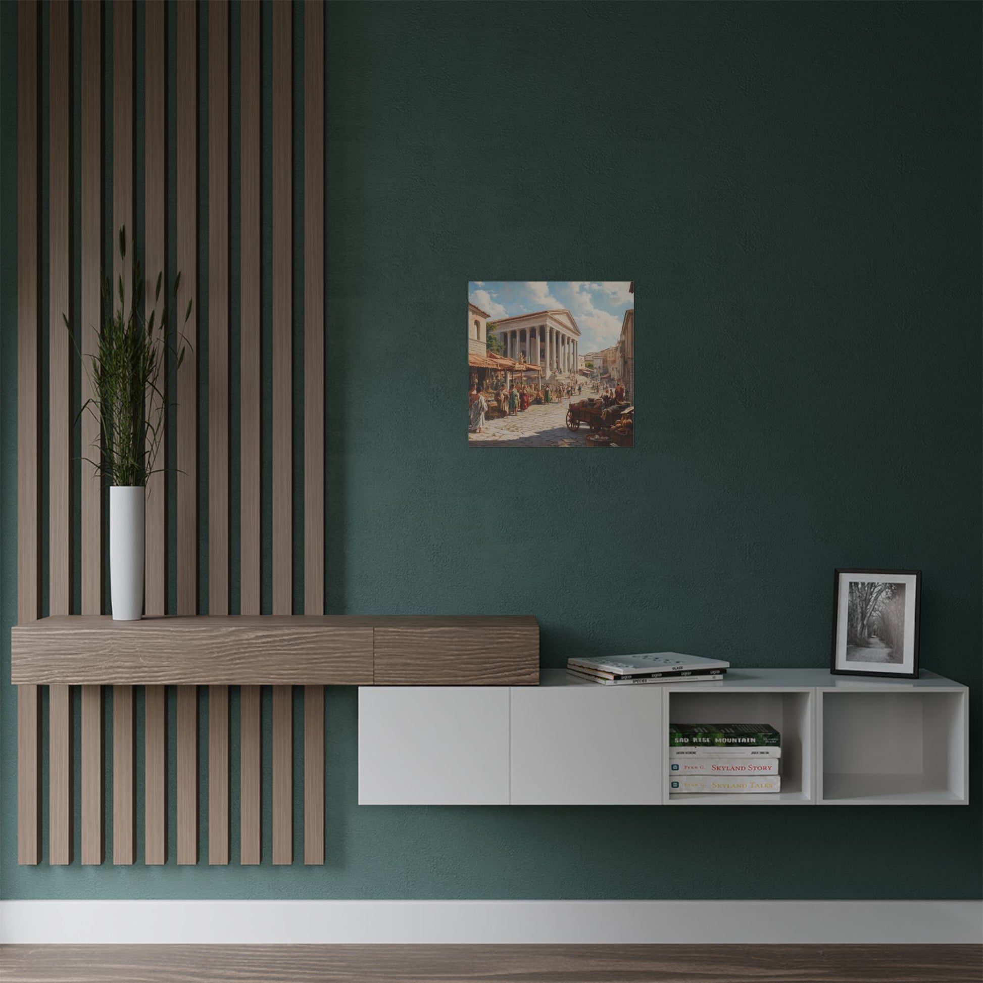 "Via Aurea" Satin Poster