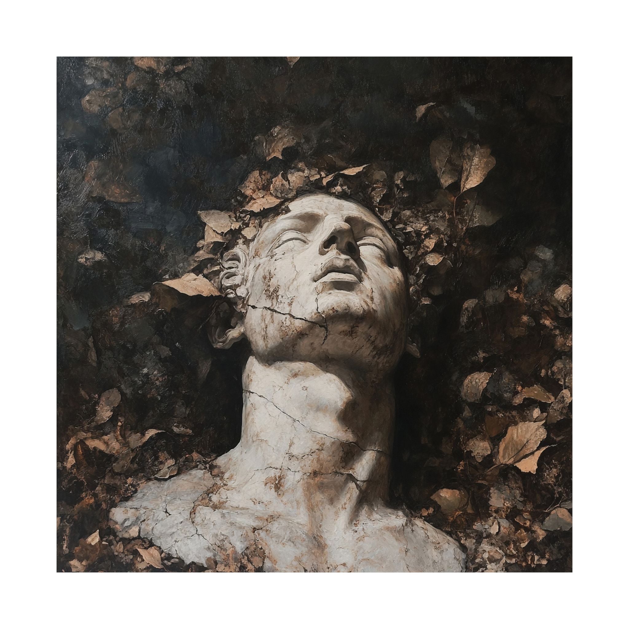 "Buried Glory" Satin Poster